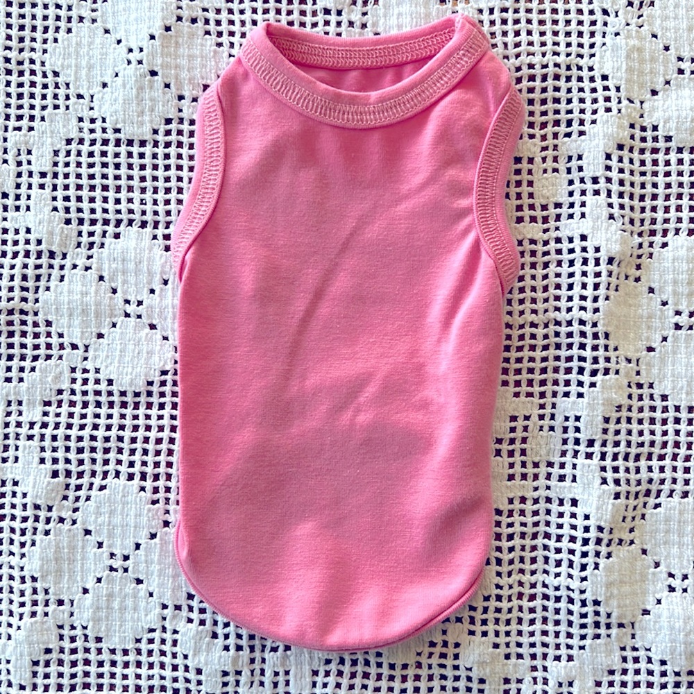 Xxs Pink Dog Tshirt
